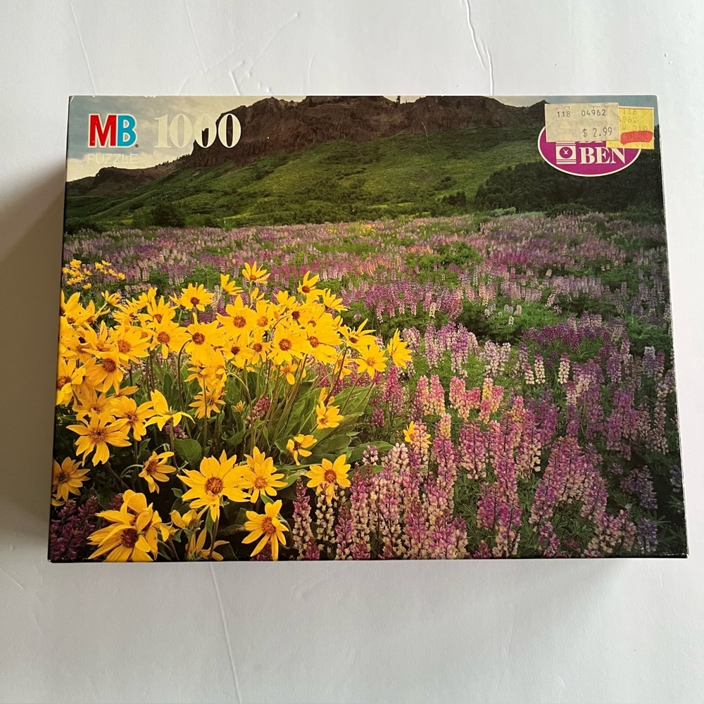 Milton Bradley Puzzle Jarbridge Mountains 1000 Pieces 1994 Nevada USA Sealed